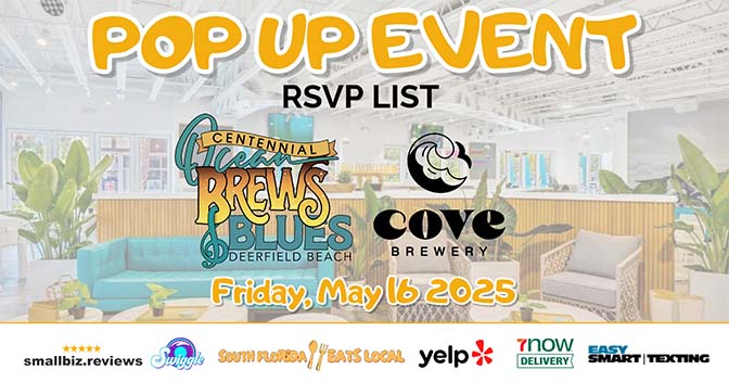 cove brewery pop up event